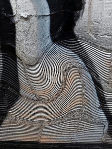 Obra abstracta Body de la artista lituana Ina Mindiuz