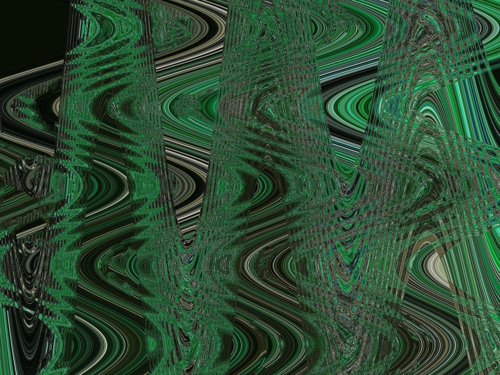 Cuadro Piscis Mar Verde de la artista Ina Mindiuz