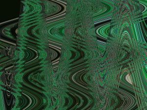 Cuadro Piscis Mar Verde de la artista Ina Mindiuz