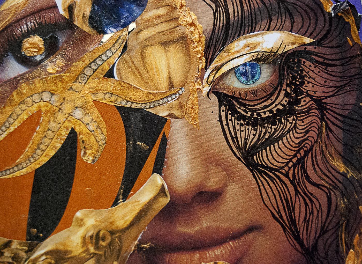 Detalle de la Obra artística Opulence de la artista Solveiga Vaitkute