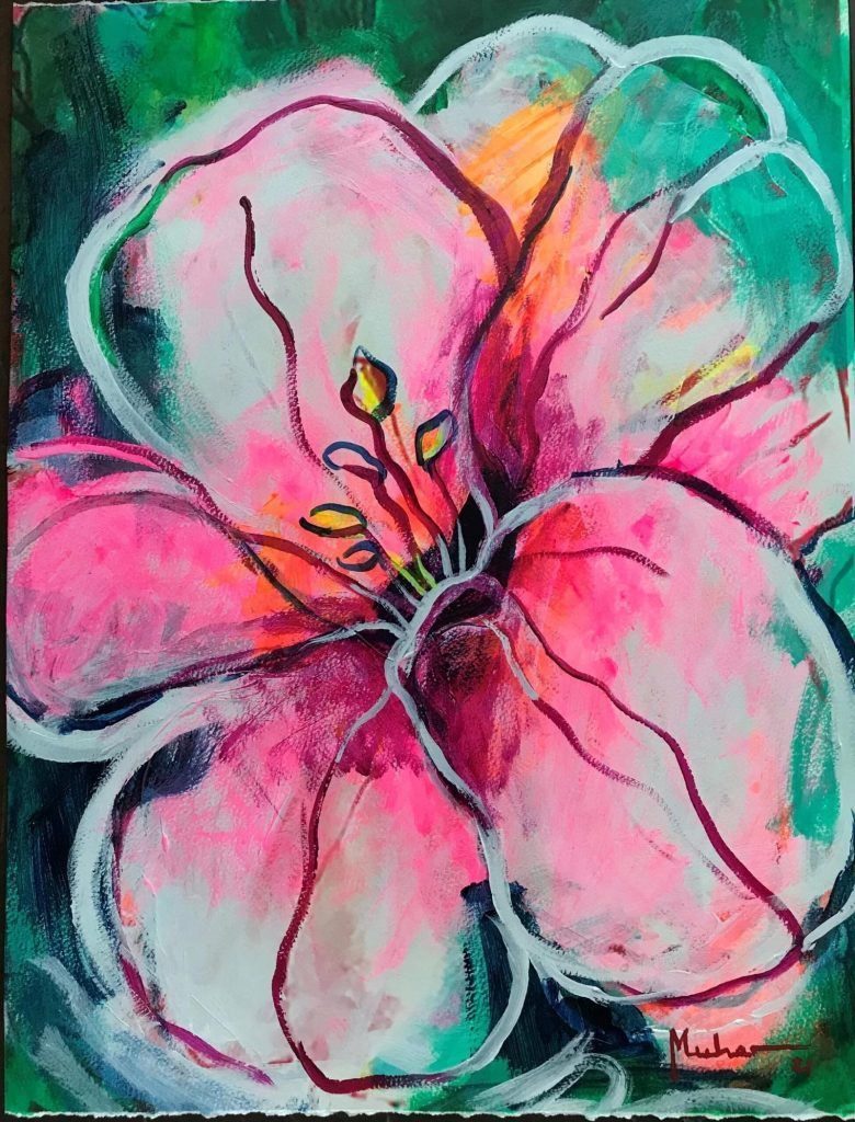 Hibiscus II Obra de Muher Estudio