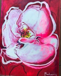 Orquídea Blanca obra de Muher